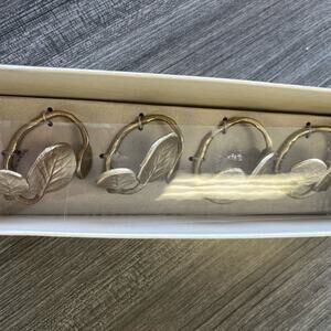West Elm Botanical Napkin rings.